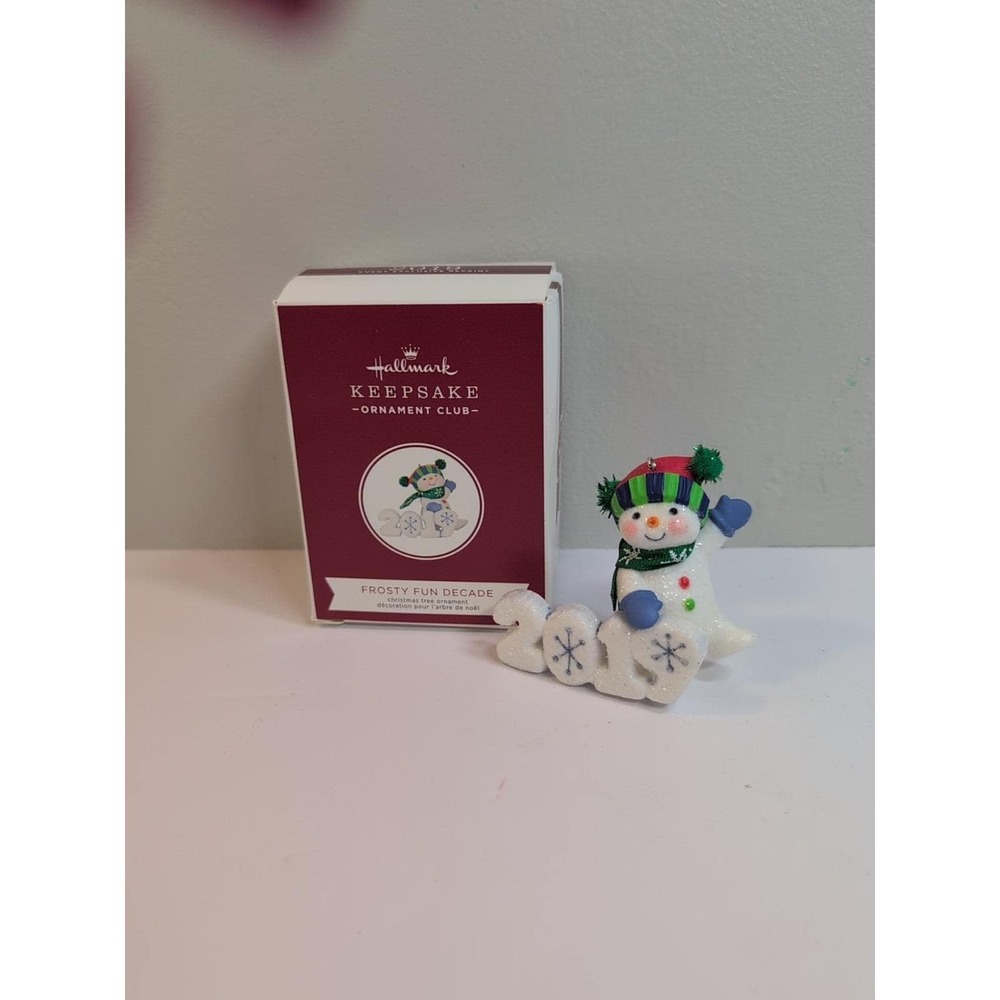 2019‎  Hallmark QXC9029 " Frosty Fun Decade"  Ornament